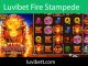 Luvibet fire stampede slot oyununa da yer vermektedir.