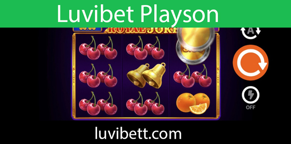 Luvibet playson sağlayıcısının oyunlarına yer vererek dikkat çekmektedir.